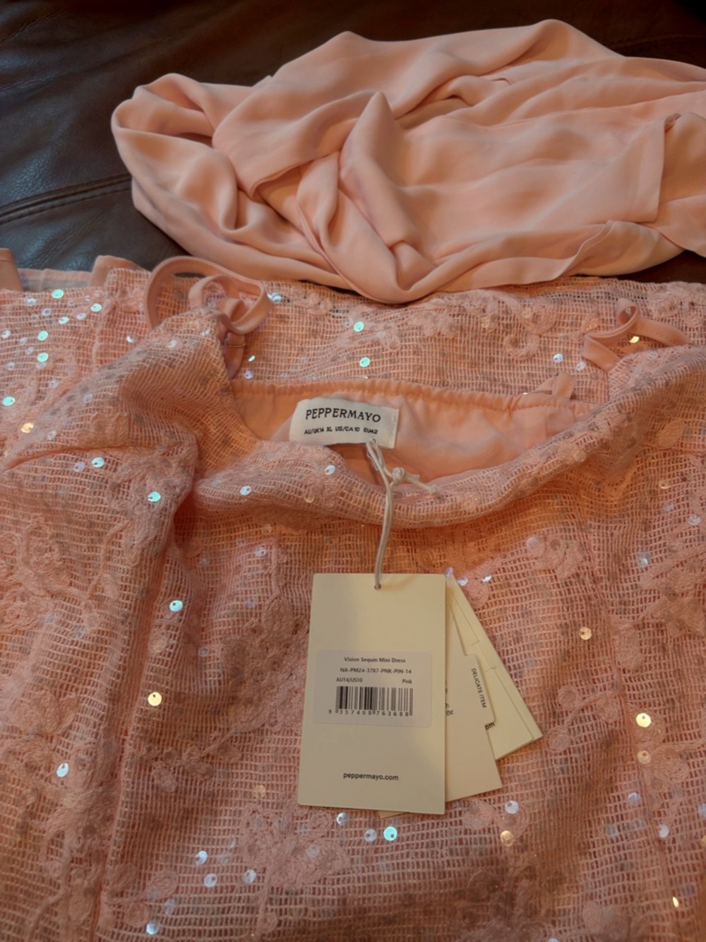 Peppermayo - Women’s Sequin Midi Dress (Size 10) - Picture 3 of 8